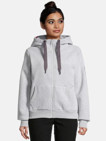salzhaut Sweat jacket 'Sööte' in Grey: front