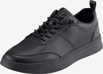 Ombre Sporty snøresko i sort: forside