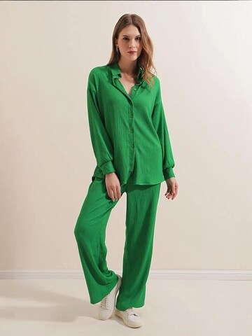 Bigdart - Calças de fato em verde