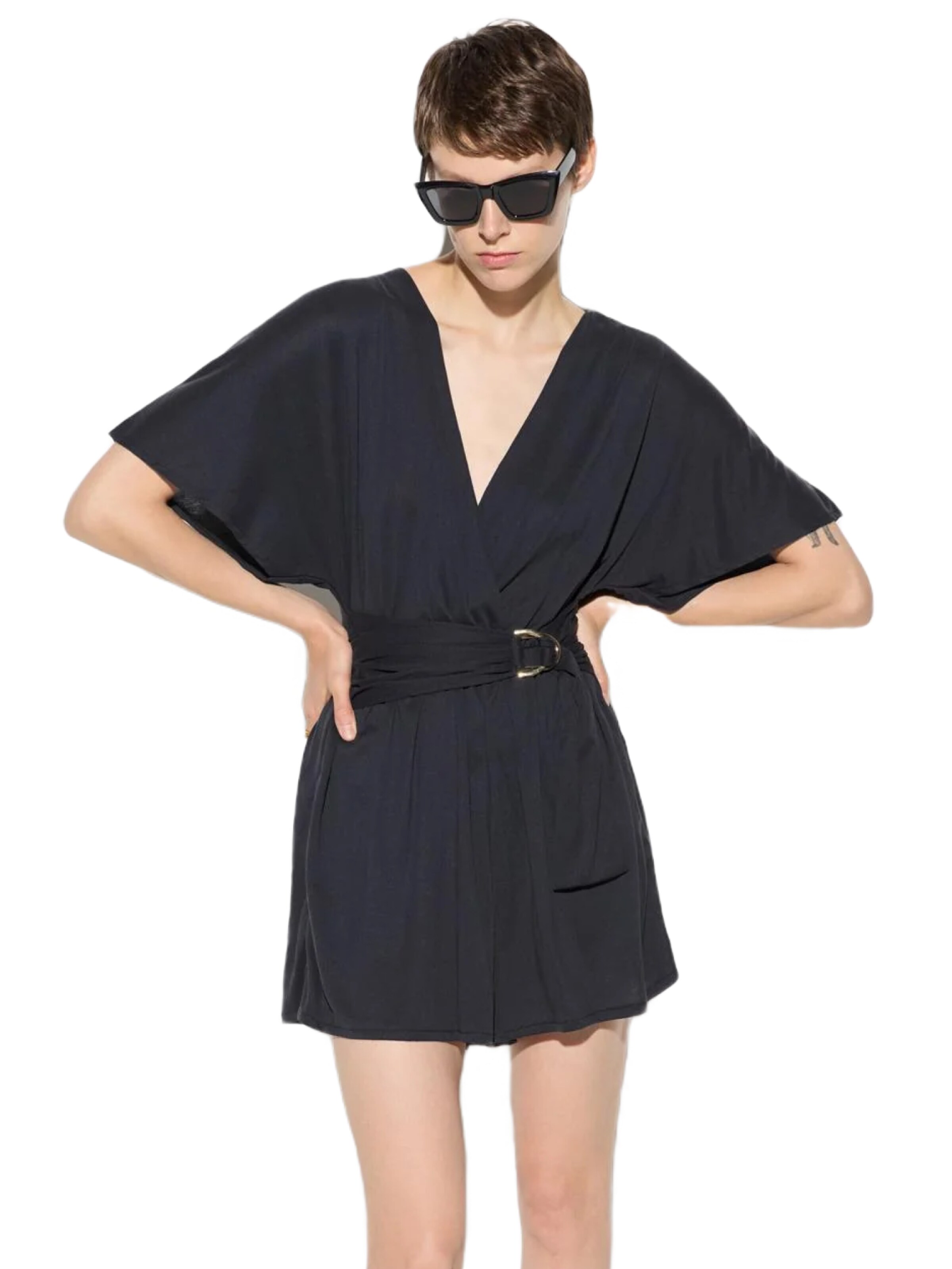 No Matter What Jumpsuit in Grijs: voorkant