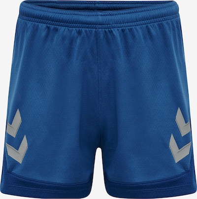 Hummel Pantalon de sport 'Poly' en bleu / gris / blanc, Vue avec produit