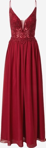 mascara Evening Dress 'EMB' in Red: front