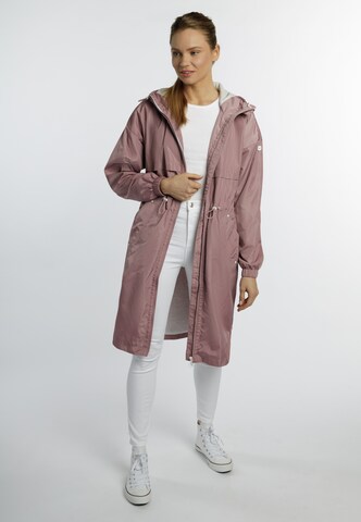Parka mi-saison DreiMaster Maritim en rose