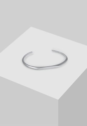 ELLI PREMIUM Armband Armreif 'Basic' in Silber
