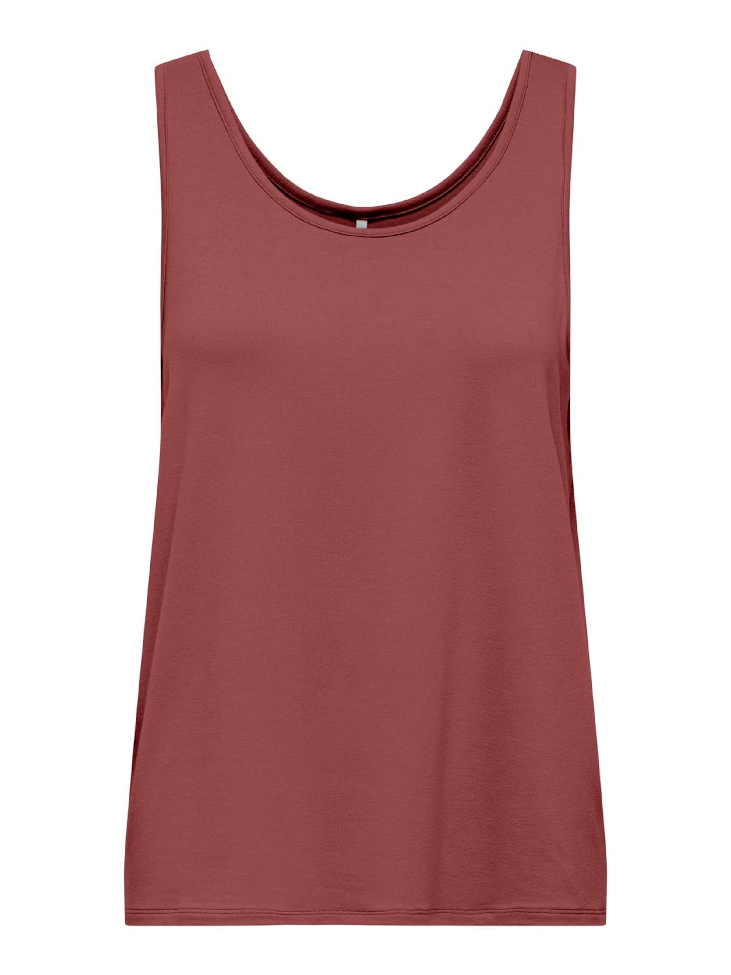 ONLY Top 'MOSTER' - Červená: predná strana