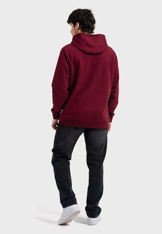 Oldskull Zip-Up Hoodie 'Basic Oldskull 25' in Red