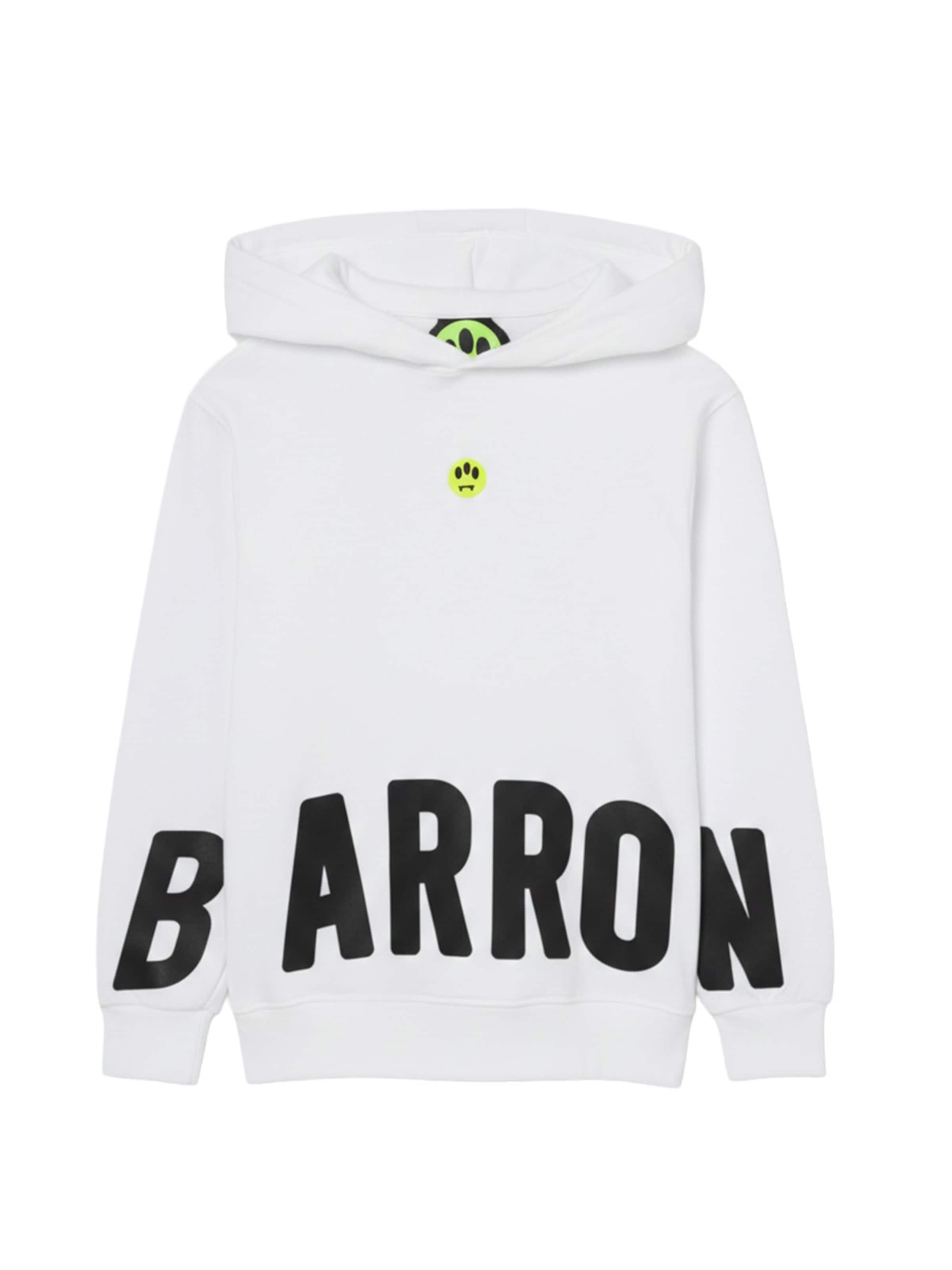 BARROW Sweatshirt 'Felpa cappuccio bianca per bambino' in White: front