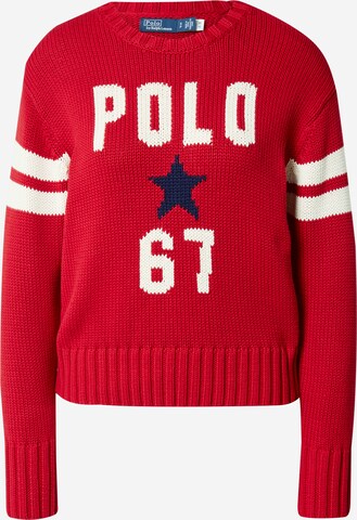 Pullover di Polo Ralph Lauren in rosso: frontale