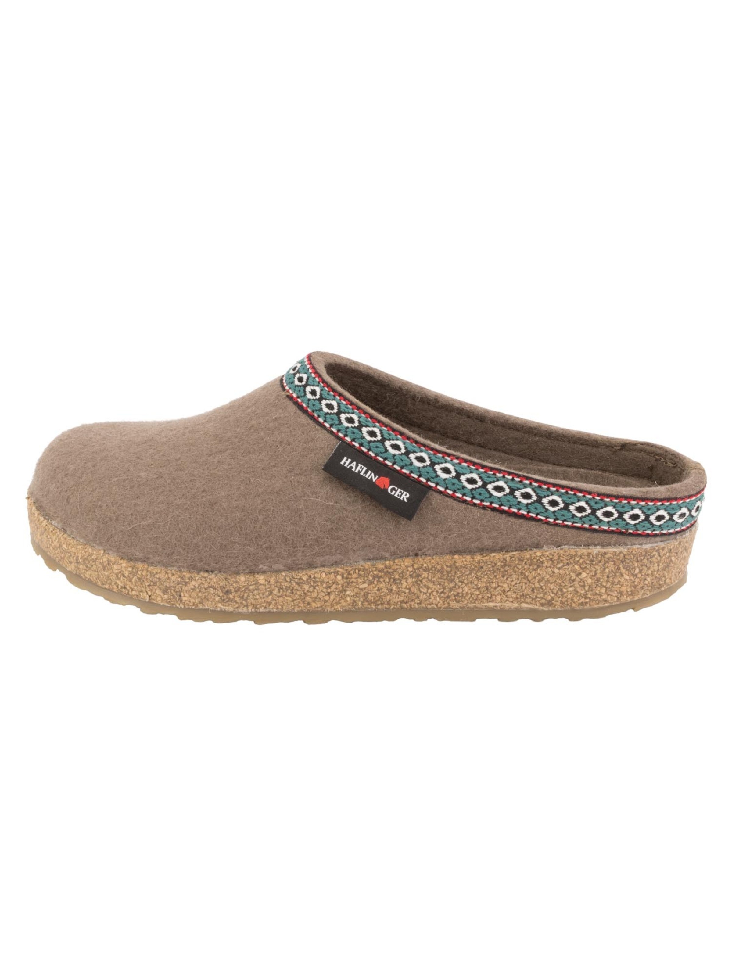 HAFLINGER Clogs 'Franzl'‌‌‌‌ in Grau: Vorderseite