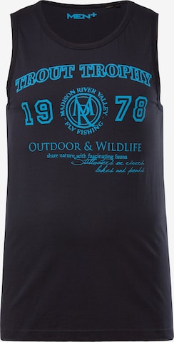Men Plus Shirt in Blue: front