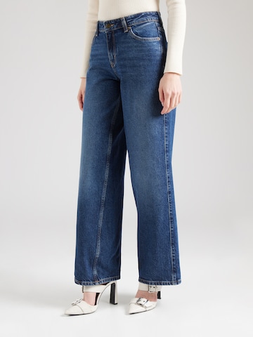 GUESS JEANS Zvonové kalhoty Džíny – modrá: přední strana