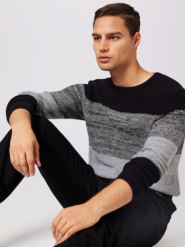 Regular fit Pullover 'Jogi' di Key Largo in nero