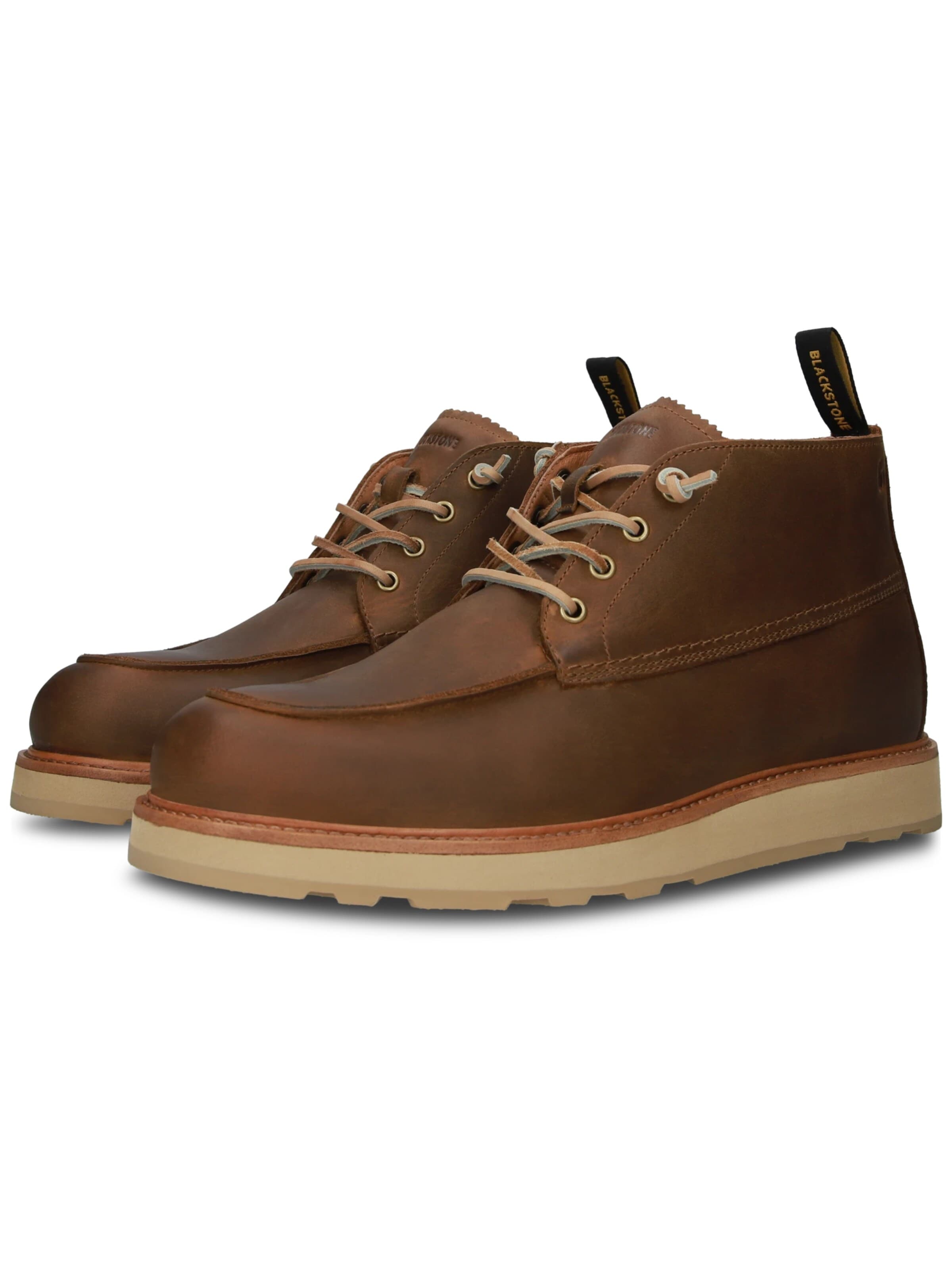 BLACKSTONE - Botas con cordones 'PERIDO ASHER MID' en marrón