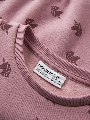 NAME IT Sweatshirt 'NMFDAVINA' in Purple