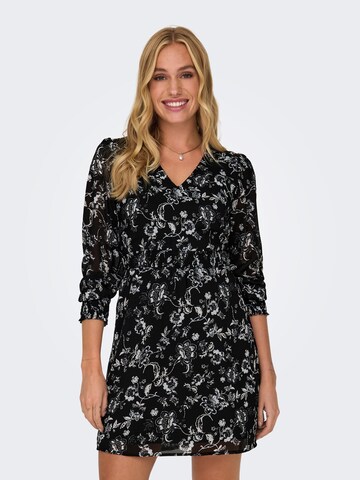 Robe 'VANESSA' ONLY en noir : devant