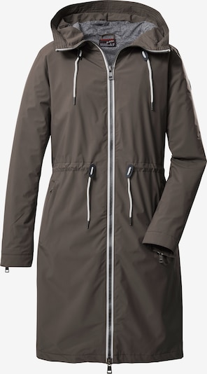 G.I.G.A. DX by killtec Manteau outdoor 'GS 34' en vert foncé / blanc naturel, Vue avec produit