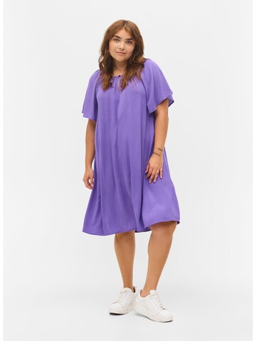 Robe d’été 'Rose' Zizzi en violet