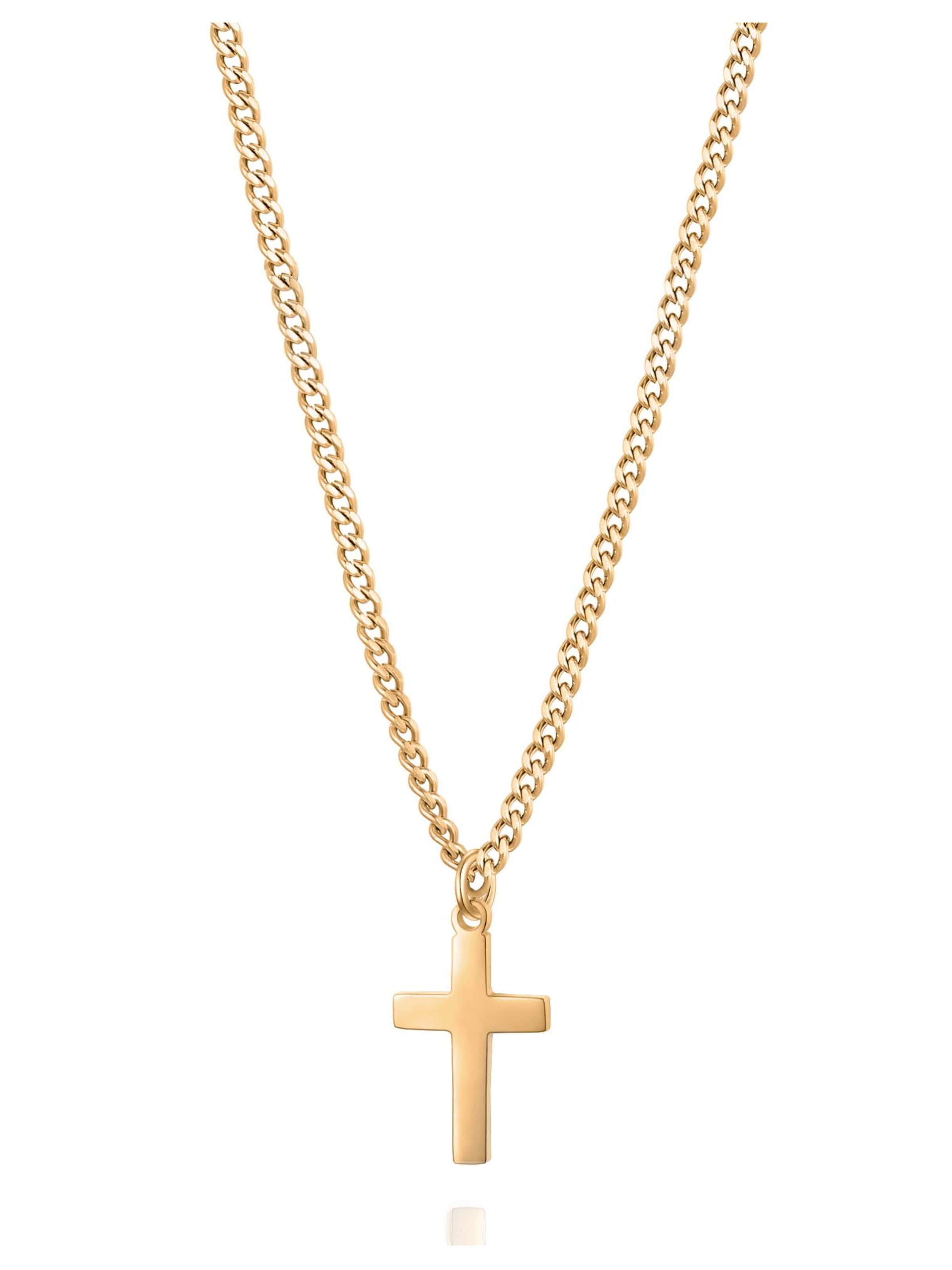 day berlin Kette 'Line'‌‌‌‌‌‌ in Gold: Vorderseite