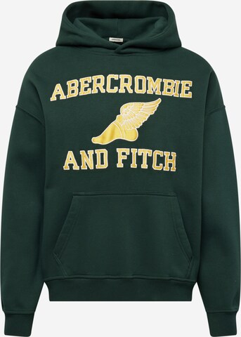 Sweat-shirt Abercrombie & Fitch en vert : devant