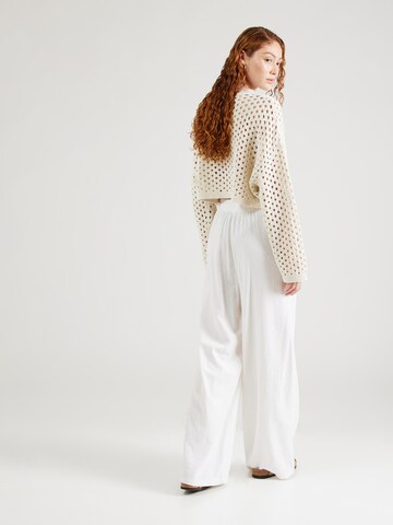Sublevel Wide Leg Hose in Weiß