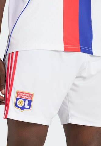 ADIDAS PERFORMANCE Regular Sports trousers 'Olympique Lyon 25/26' in White