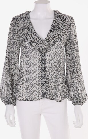 NEW LOOK Volantbluse XS in Grau: predná strana