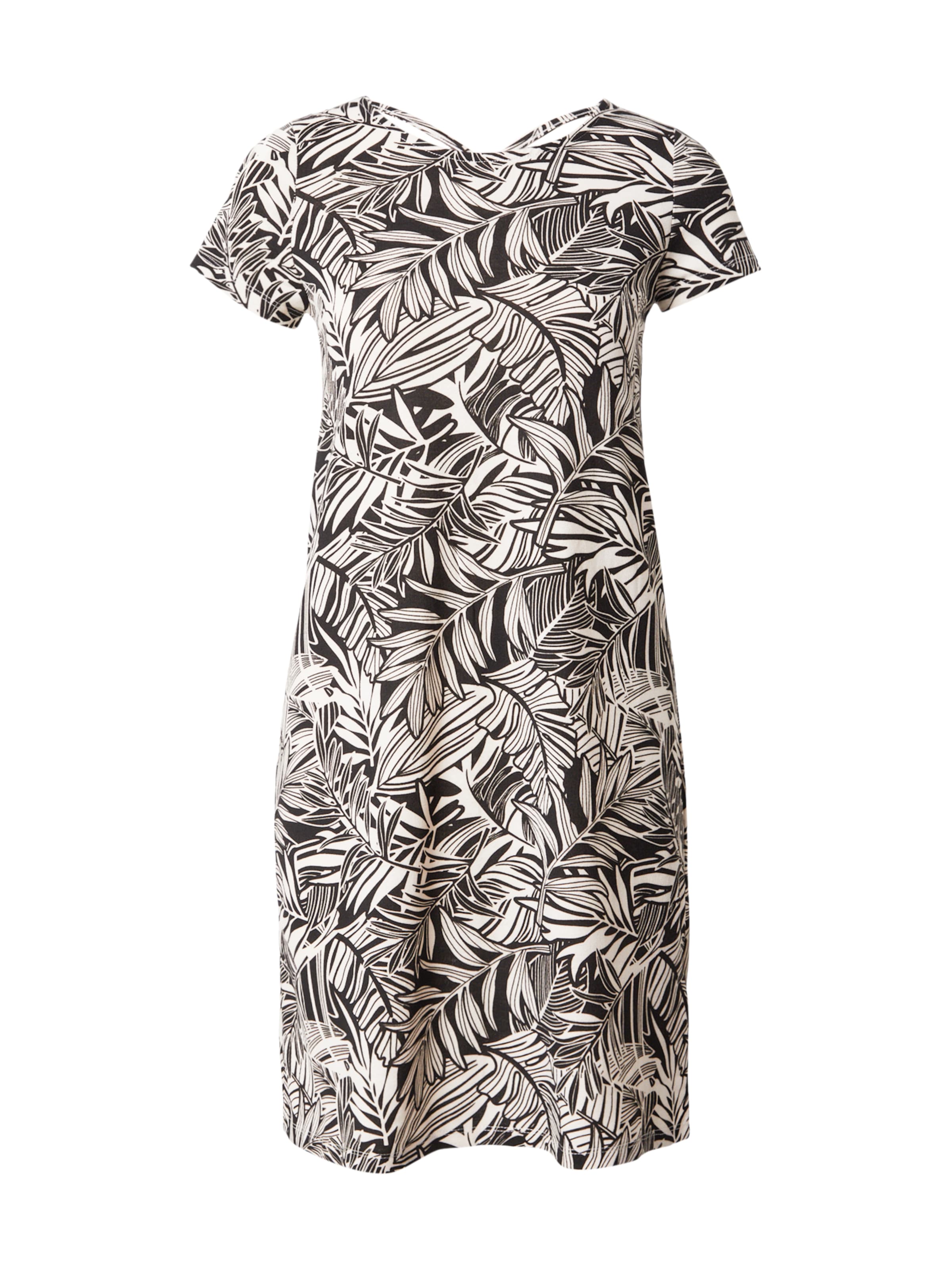 Hailys Jurk 'SH V DR Mi44ke' in de kleur Zwart / Wit, Productweergave