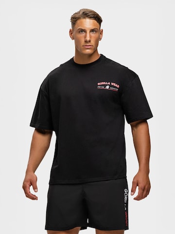 Gorilla Wear Shirt 'Macon' in Rood: voorkant
