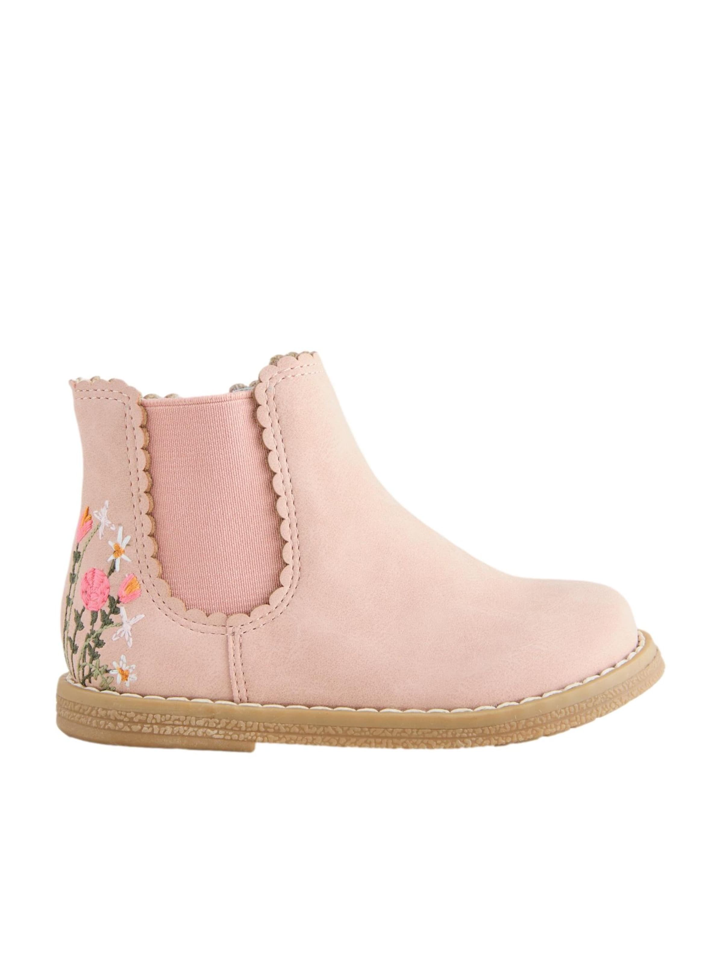 Next Сапоги в Ярко-розовый: спереди