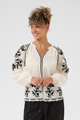 Cream Bluse 'CRSarah' in Beige
