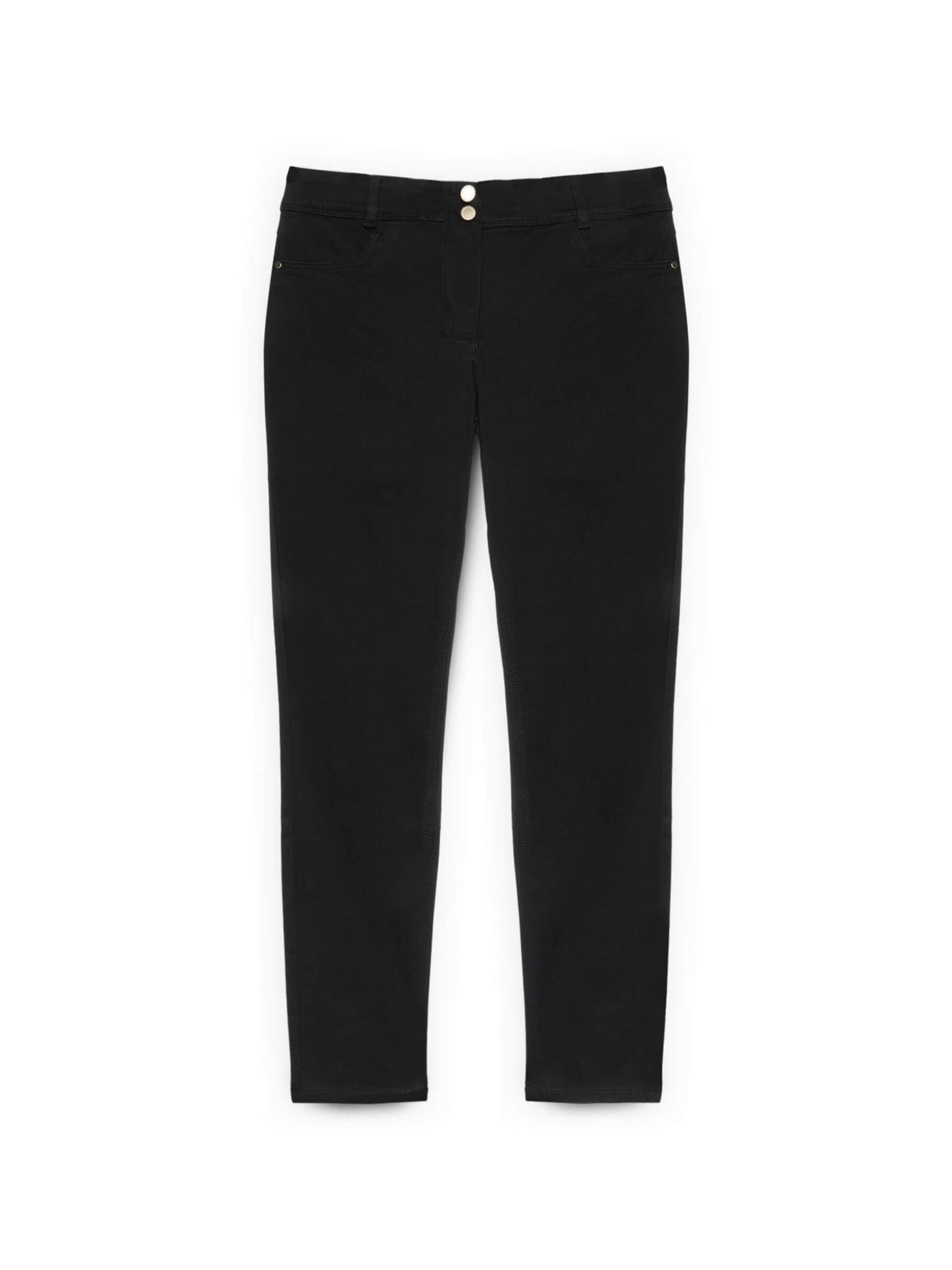 Skinny Jean Fiorella Rubino en noir : devant