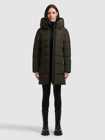khujo Winter Jacket 'Grimes' in Green