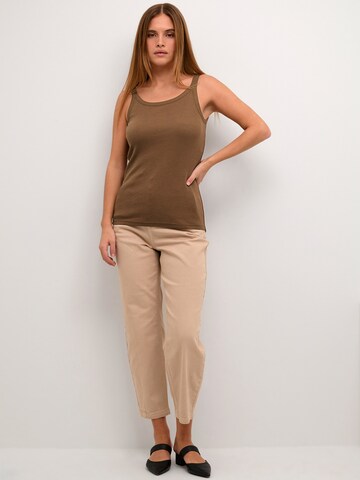Kaffe Top 'Carna' in Brown: front