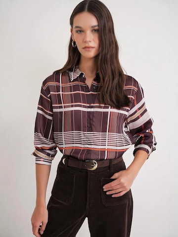 MixRay Blouse in Bruin: voorkant