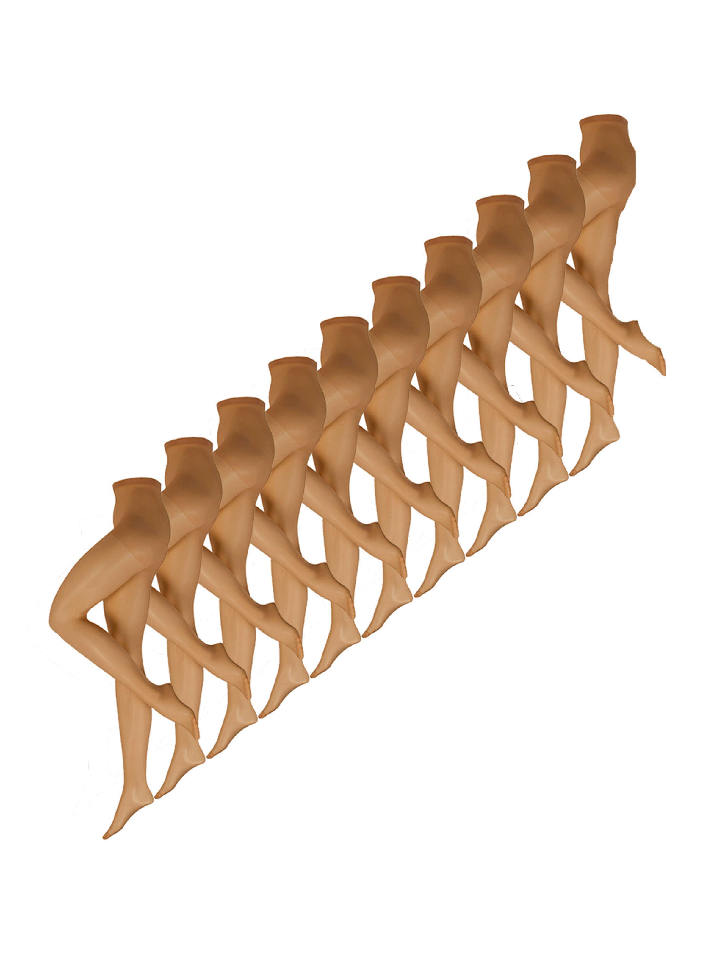 Nur Die Fijne panty in Bruin: voorkant