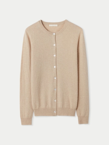 GOBI Cashmere Knit cardigan 'Essential' in Beige: front