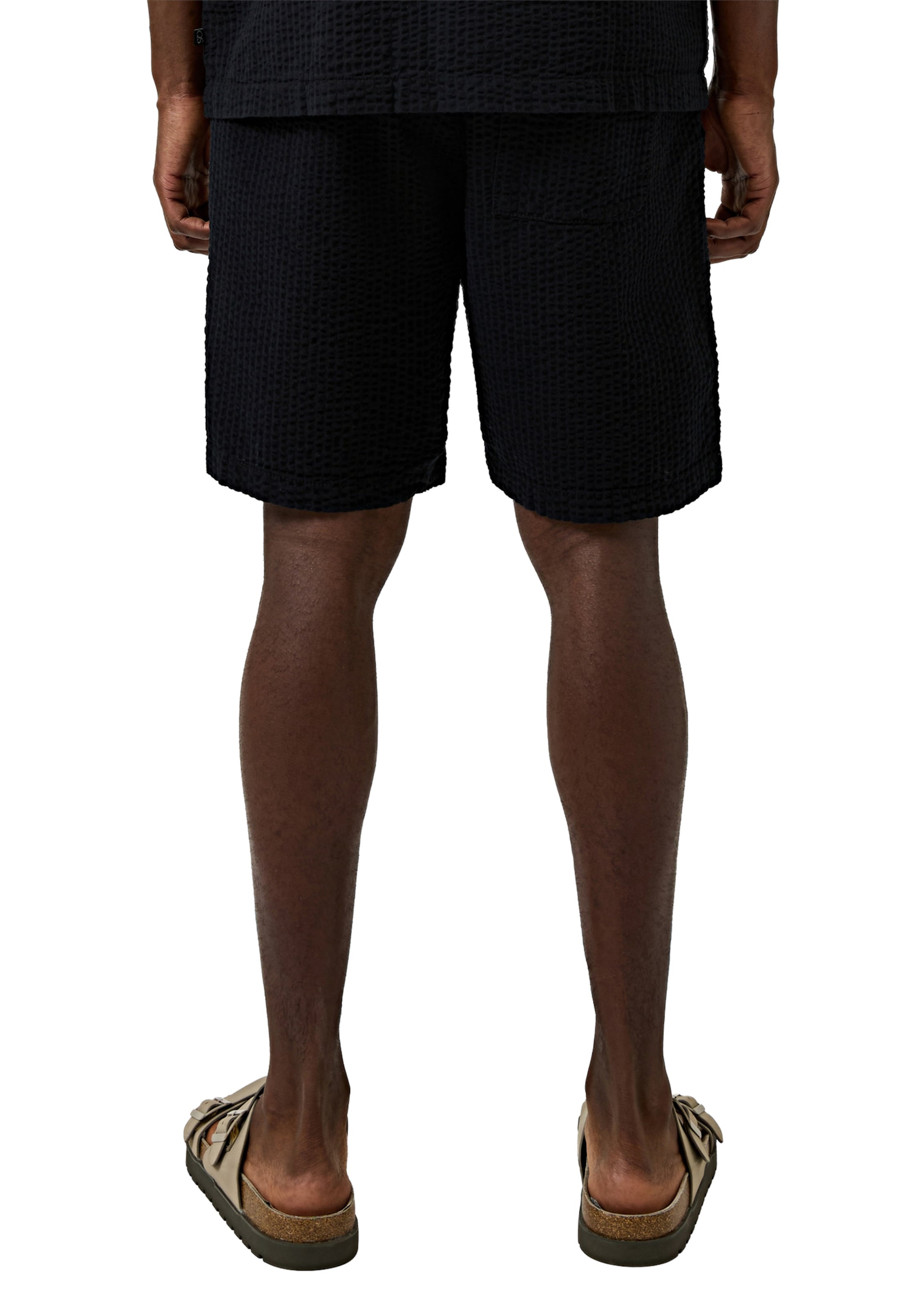 Loosefit Pantalon QS en noir