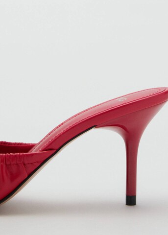 MANGO Mules 'Flor' in Red