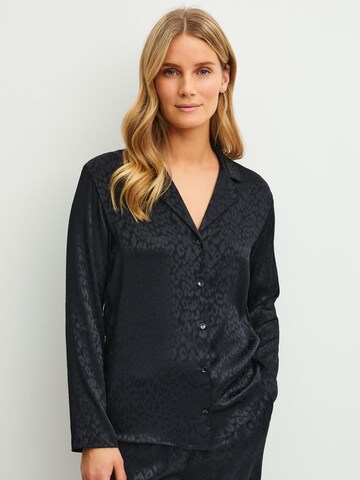 CALIDA Schlafshirt 'Glimmer M&M'‌‌‌‌‌‌‌‌ in Schwarz