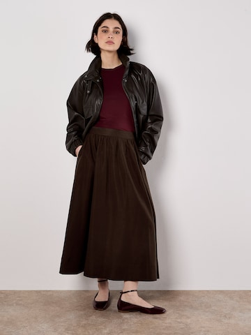Gonna ' ' di Apricot in marrone: frontale