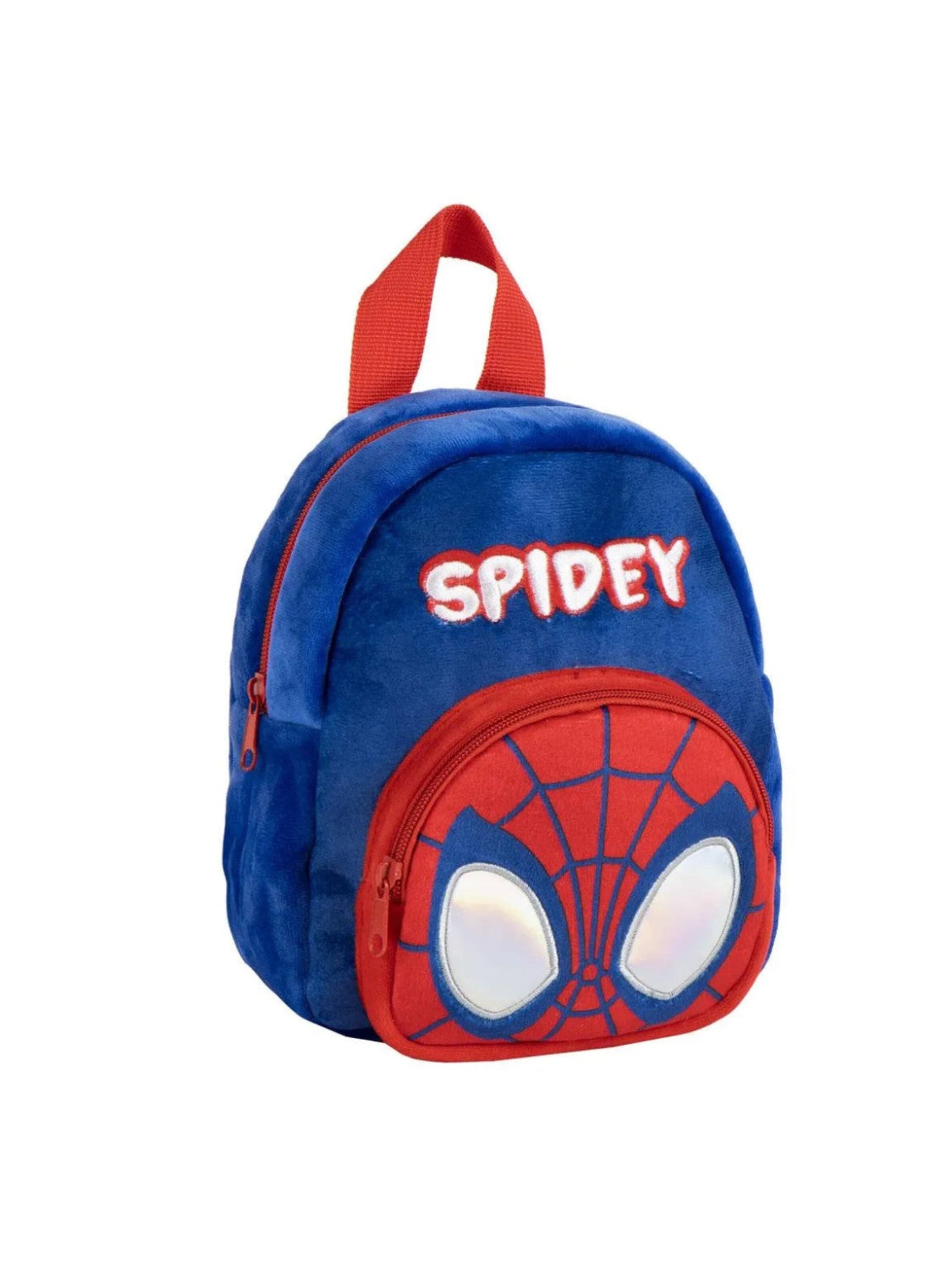 Marvel Avengers Backpack 'Spidey Rugzak Peuter Jongens – 3D Rugzak – Blauw Rood – 22 cm' in Blue: front