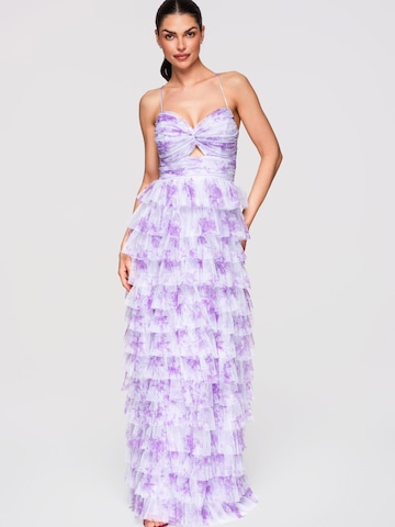 Ombre Dress in Purple: front