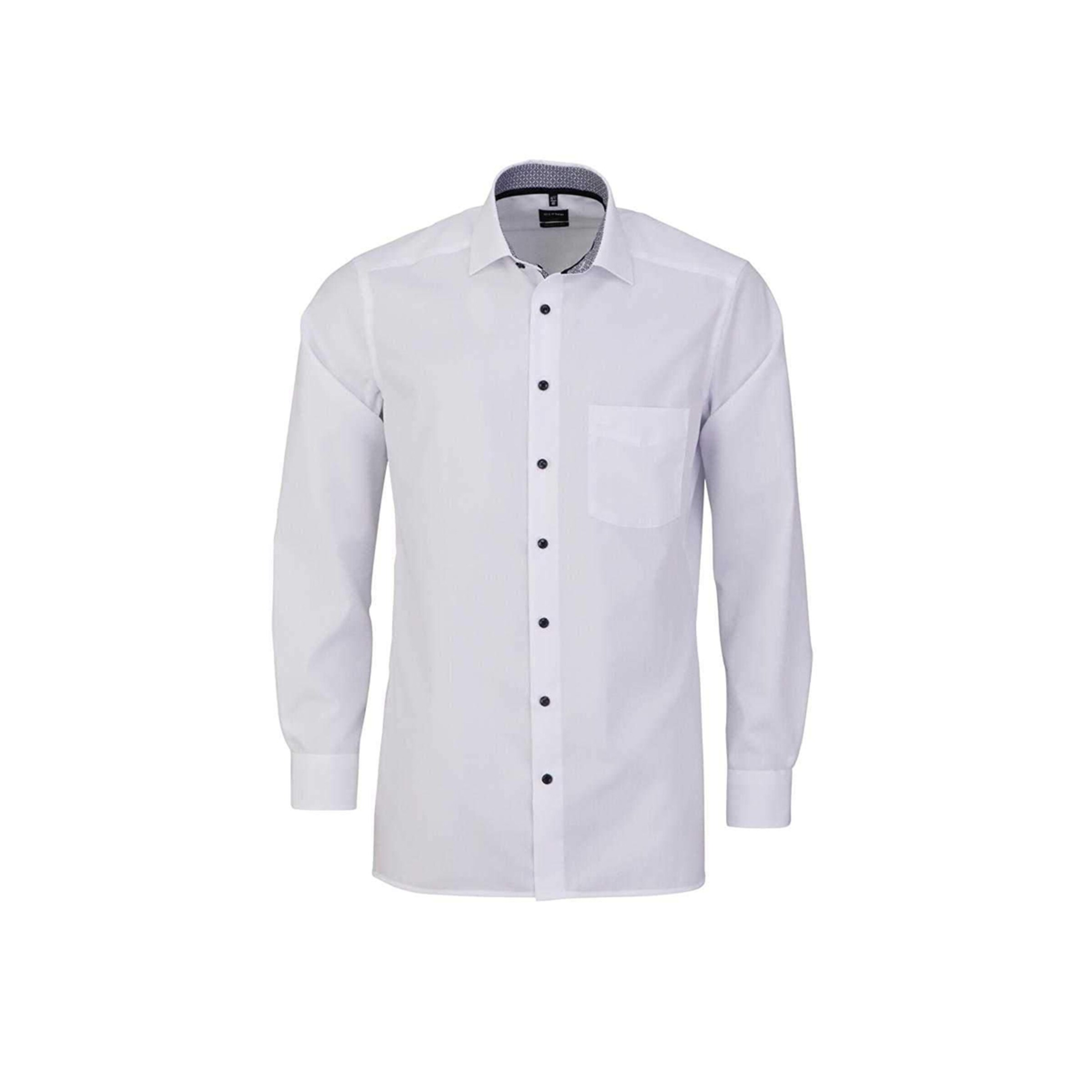 OLYMP Regular Fit Hemd in Weiß: Vorderseite