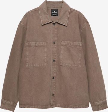 Pull&Bear Välikausitakki värissä ruskea: etupuoli