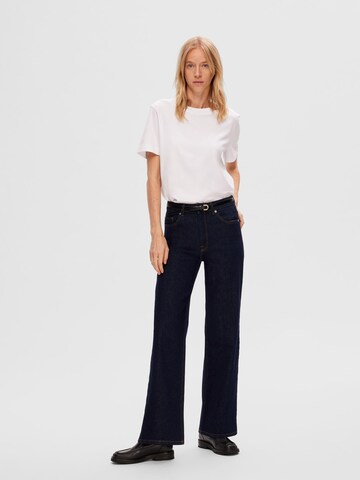 Regular Jean SELECTED FEMME en bleu