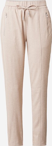 VERO MODA Regular Broek 'MELANIE' in Beige: voorkant