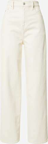 Calvin Klein Jeans Zvonové kalhoty Džíny – žlutá: přední strana
