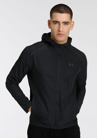 UNDER ARMOUR Bustier Kurtka sportowa w kolorze czarny: przód