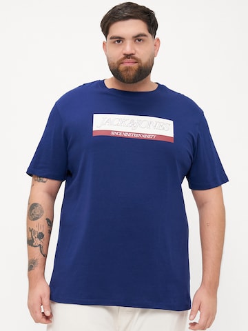 Jack & Jones Plus Футболка 'JORINWOOD' в Бежевый