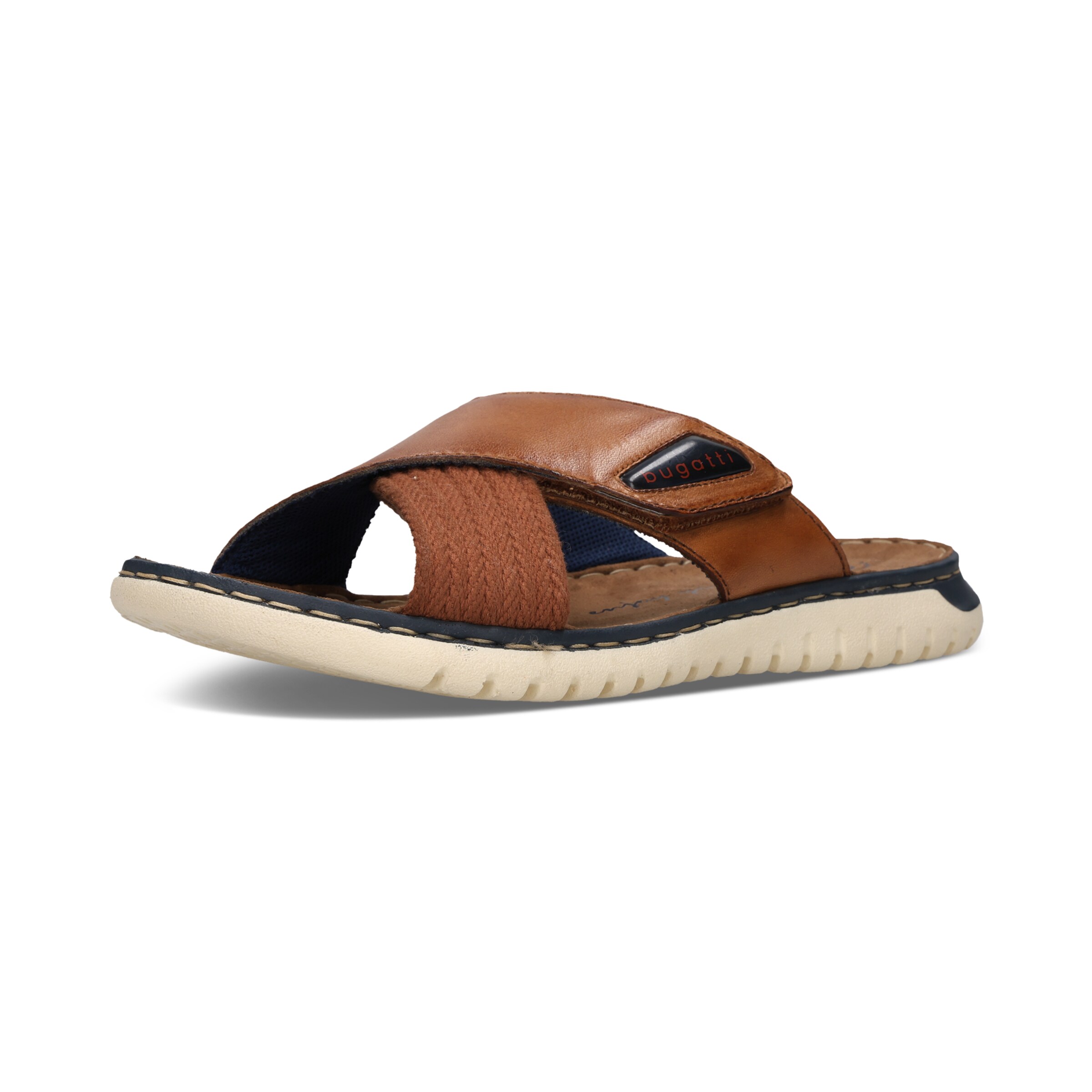 bugatti Pantolette in Braun: Vorderseite